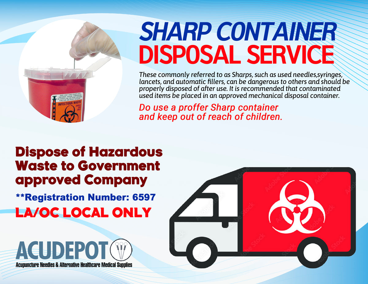 SHARP CONTAINER DISPOSAL SERVICE acudepot